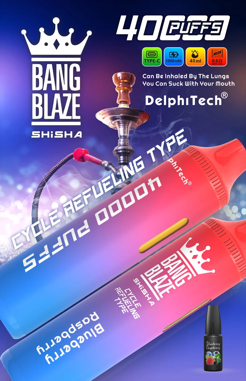 Bang Blaze Shisha 40000 Puffs smaki