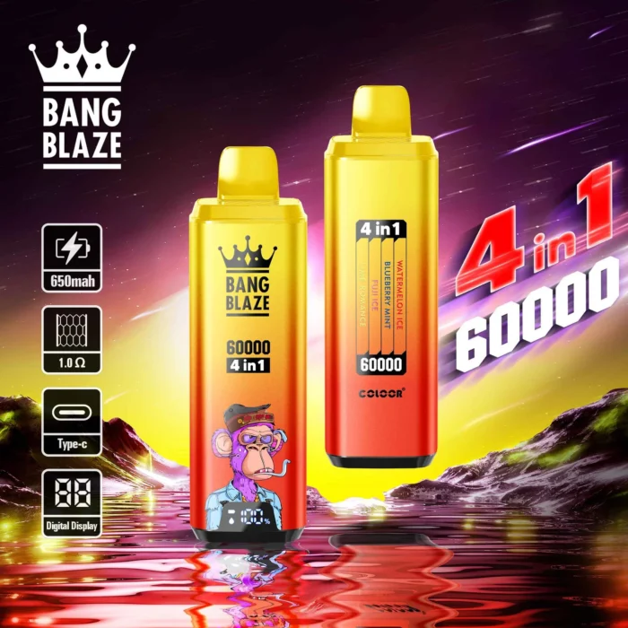 Bang-Blaze-60000-Puffs-Disposable-Vape2 Bang Blaze 60K 4w1 – 56 ml liquidu i 4 smaki - obrazek 1