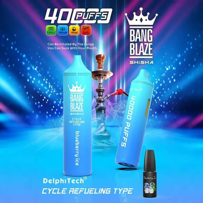Bang-Blaze-Shisha-40000-Puffs-Blueberry-Ice