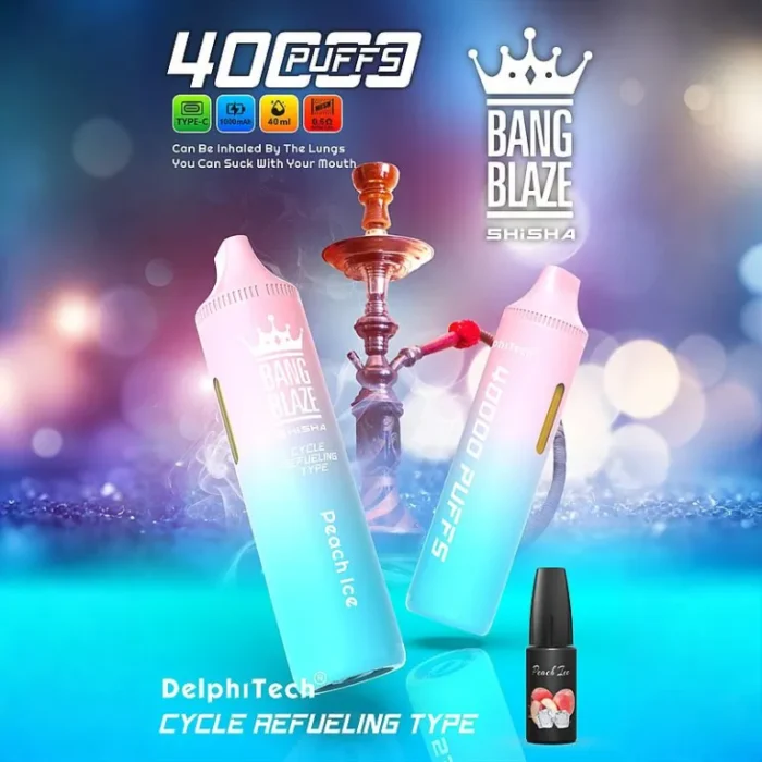 Bang-Blaze-Shisha-40000-Puffs-Peach-Ice
