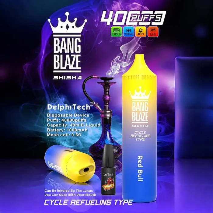 Bang-Blaze-Shisha-40000-Puffs-Red-Bull