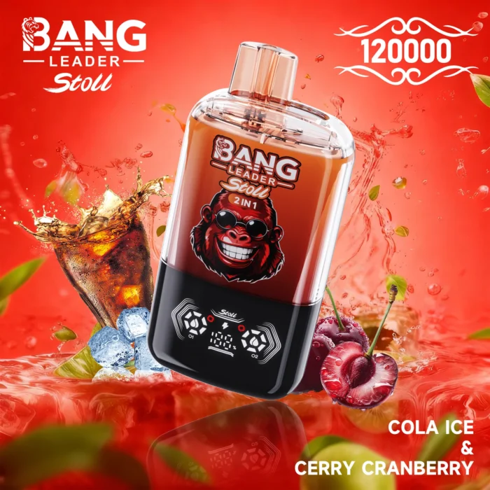 Bang-Leader-Stoll-120k-Puffs-Cola-Ice、Cerry-Cranberry