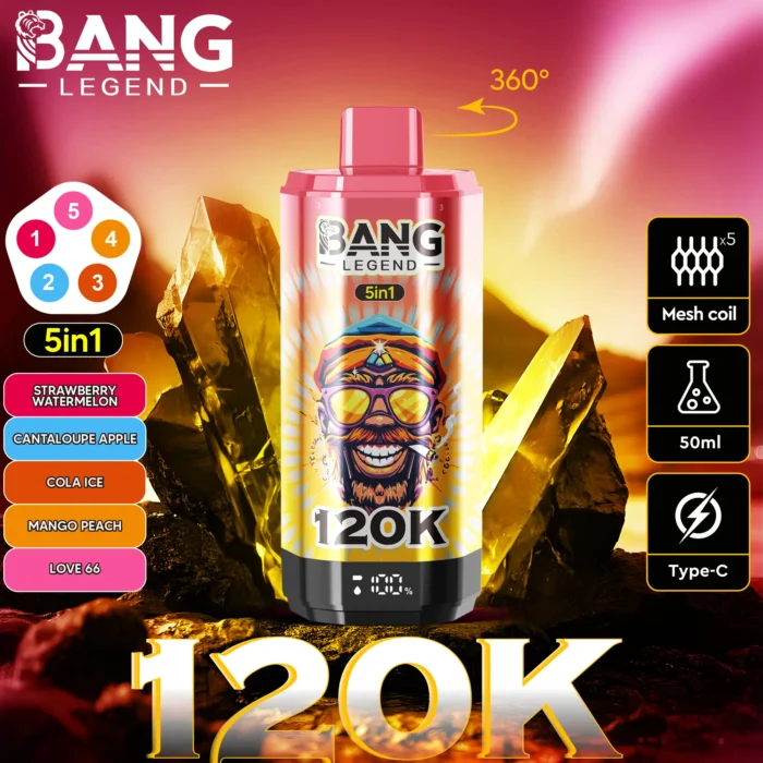 Bang-Legend-120000-120K-Puffs-5-in-1-Flavors-strawberry-watermelon-cantaloupe-apple-cola-ice-mango-peach-love-66