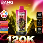 Bang-Legend-120000-120K-Puffs-5-in-1-Flavors-watermelon-ice-strawberry-mango-california-cherry-blueberry-peach-ice-berry-cool