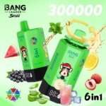 Bang_leader_stoll_300000_puffs_vape_AloeLycheeIce_PinkLemon_GlacierIce_PineNeedleMint_BlackCurrantIce_WatermelonLemon