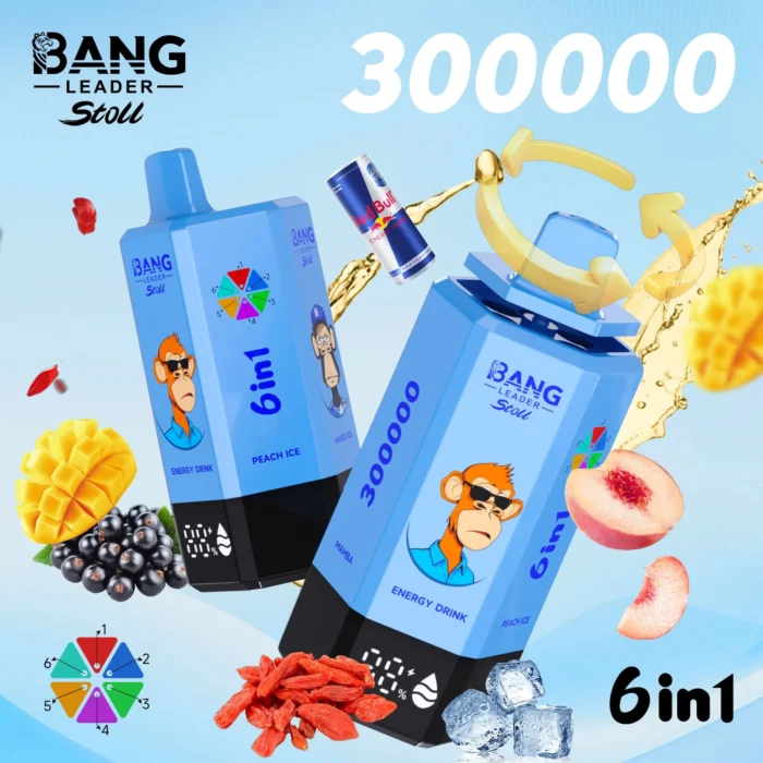 Bang_leader_stoll_300000_puffs_vape_energydrink_peachice_mangoice_gojiberry_blackcurrant_.mamba_