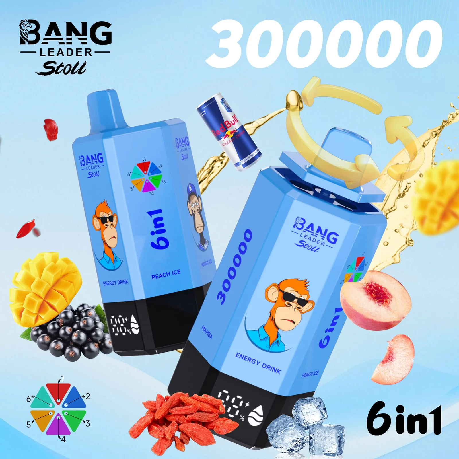 Bang_leader_stoll_300000_puffs_vape_energydrink_peachice_mangoice_gojiberry_blackcurrant_.mamba_