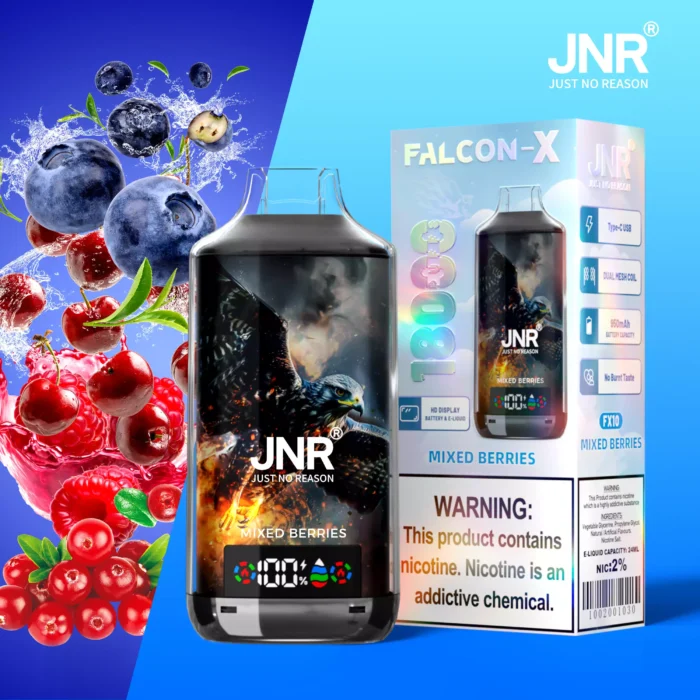 JNR-Falcon-X-18000-Puffs-Dual-Mesh-LED-Display-2-Low-Nicotine-Original-Factory-15
