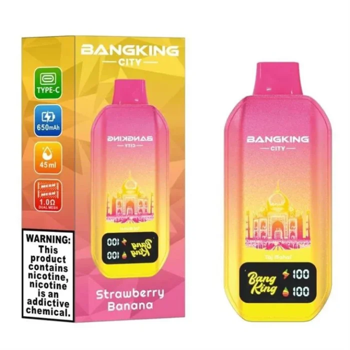 Bang King City 50K – airflow, ekran i 45 ml - obrazek 10