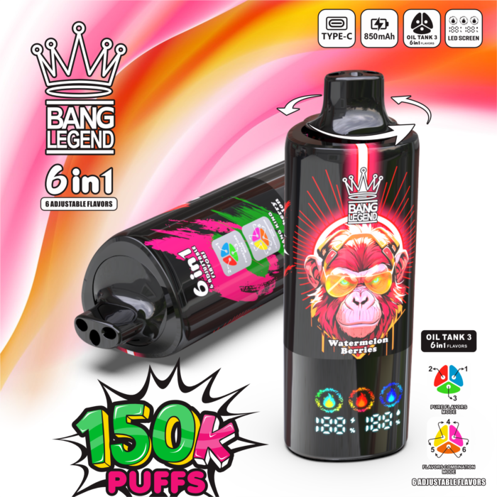Bang Legend 150K 6w1 – 12 kombinacji smaków - obrazek 9