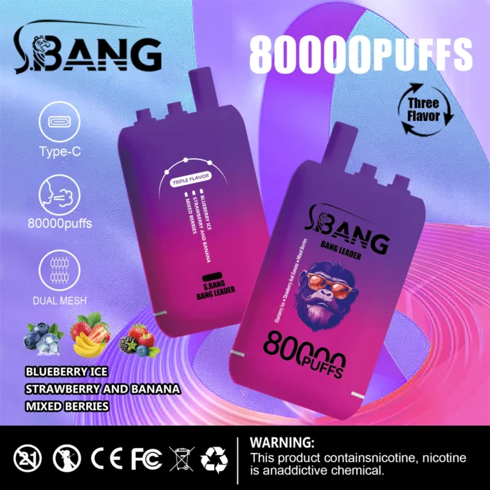 vape-bang-leader-80000-80k-puffs-blueberry-ice-strawberry-and-banana-mixed-berries