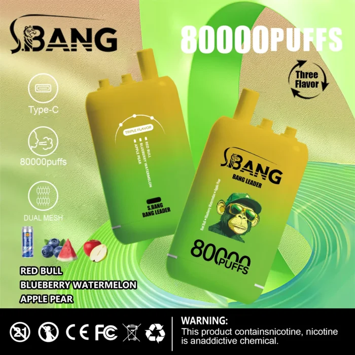 vape-bang-leader-80000-80k-puffs-red-bull-blueberry-watermelon-apple-pear