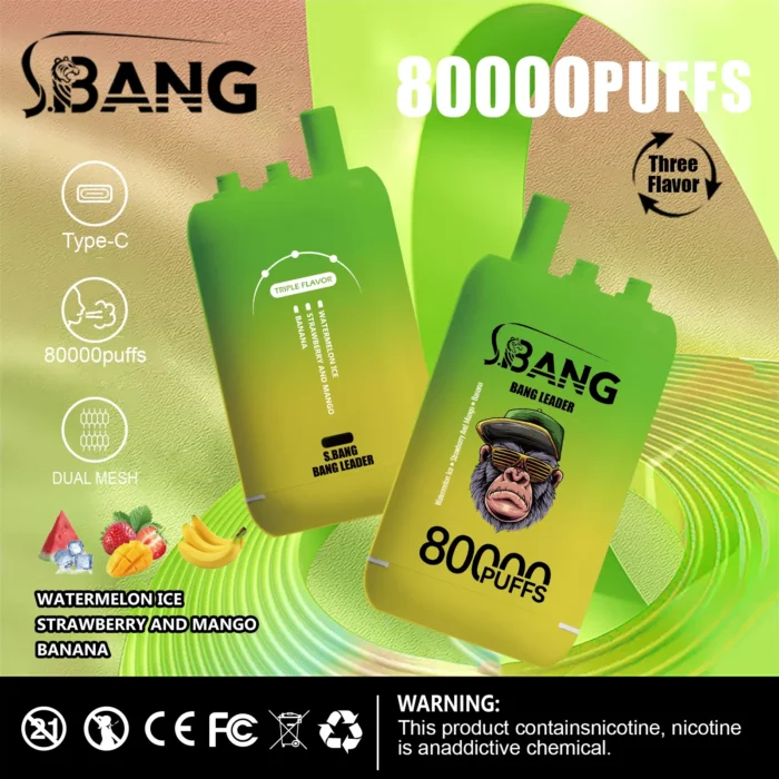 vape-bang-leader-80000-80k-puffs-watermelon-ice-strawberry-and-mango-banana