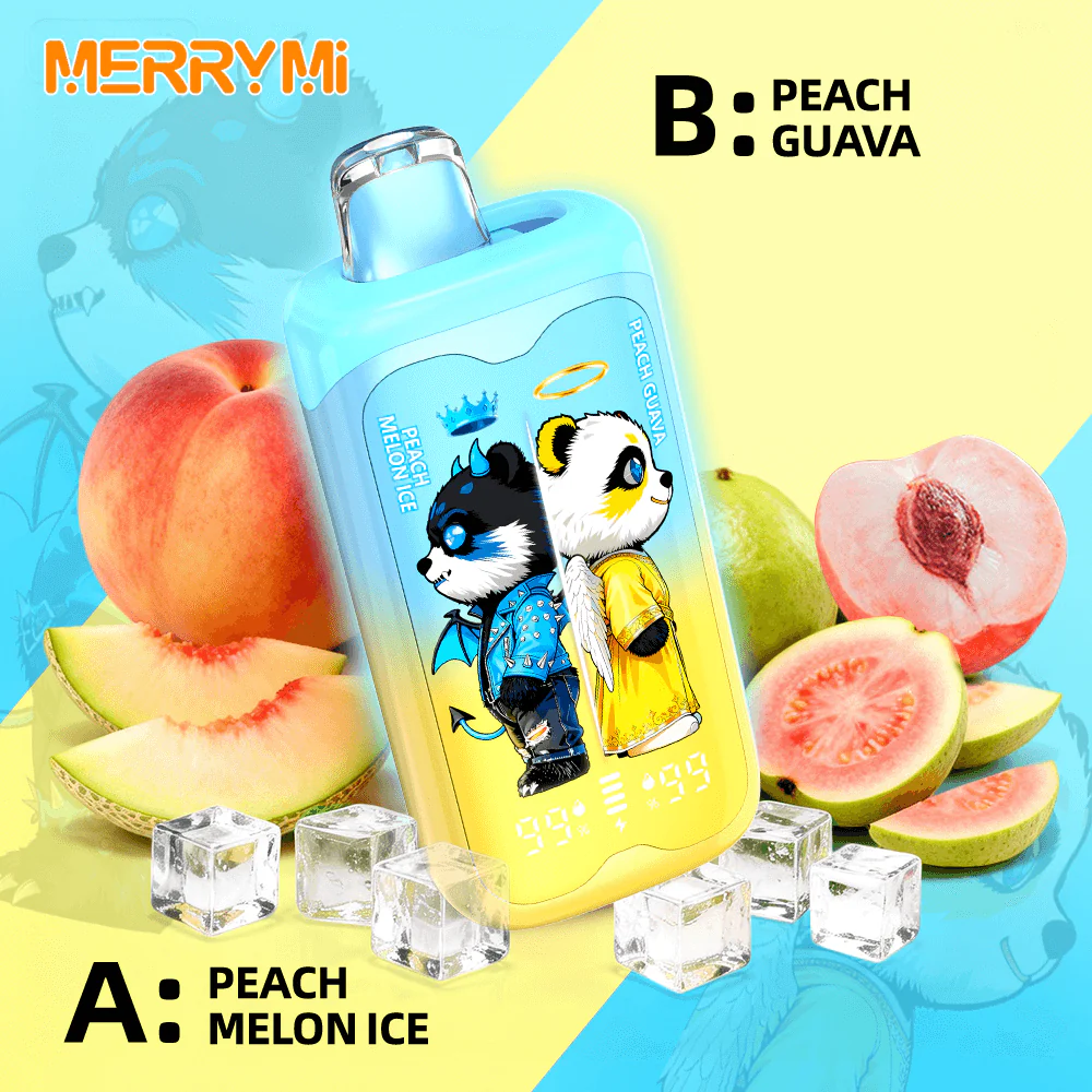 Merry Mi PANDA TWINS 40000 Puffs vape 2w1 z dwoma smakami