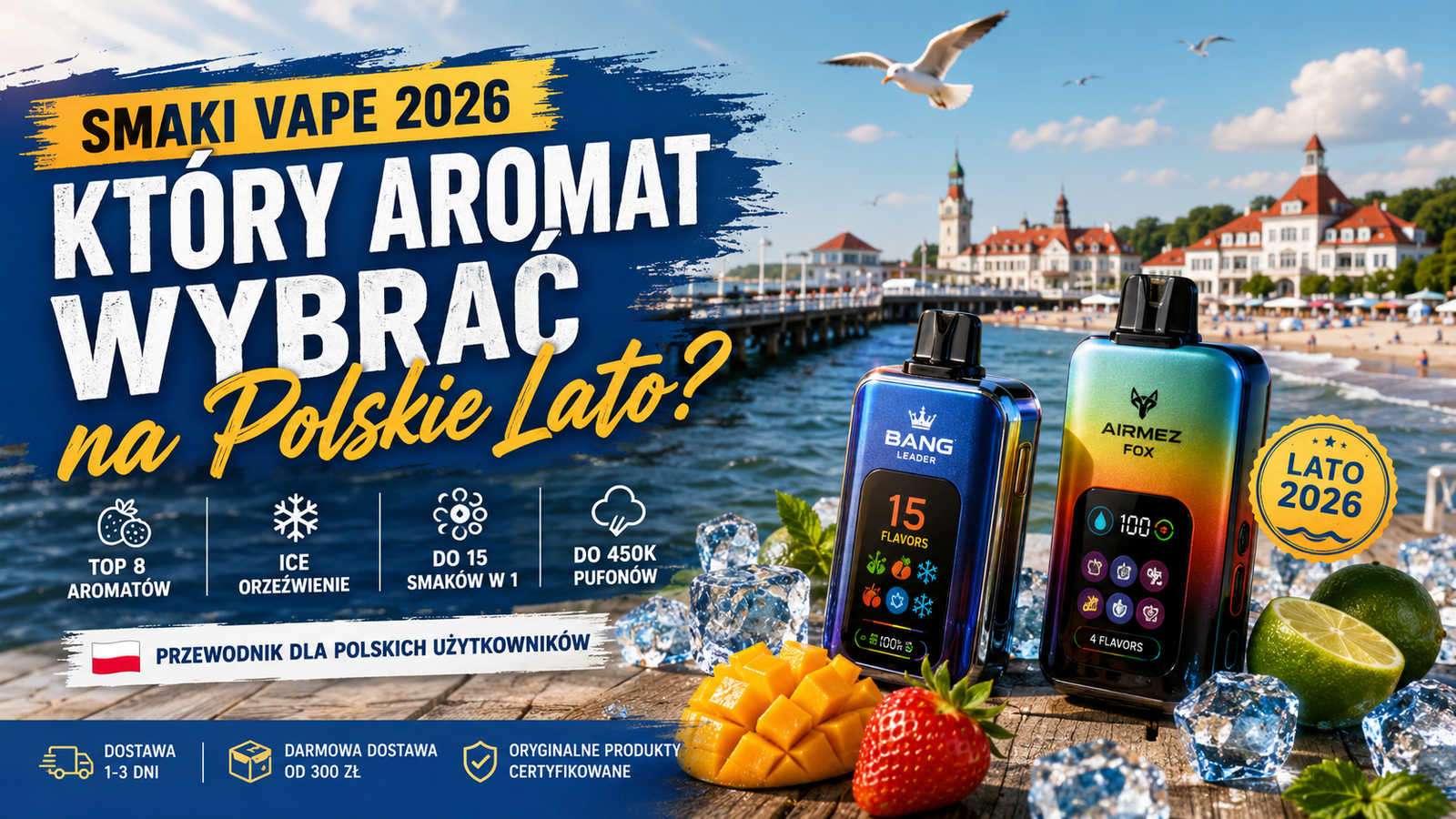 Smaki Vape 2026 – Który Aromat Wybrać na Polskie Lato