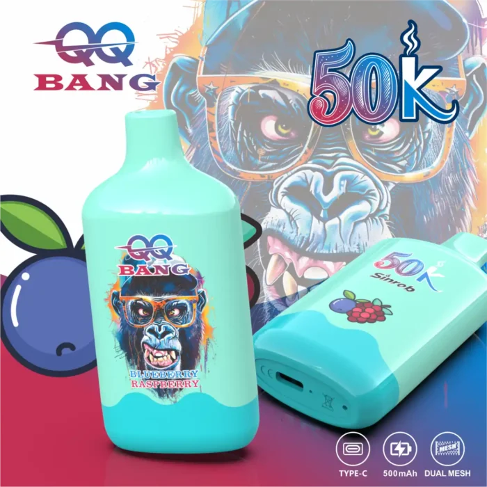 QQ Bang 50000 Puffs - jednorazowy e-papieros USB-C - obrazek 11