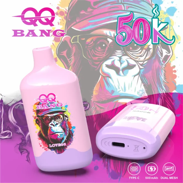QQ Bang 50000 Puffs - jednorazowy e-papieros USB-C - obrazek 9