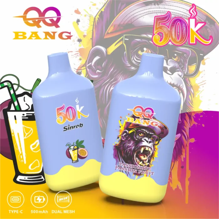 QQ Bang 50000 Puffs - jednorazowy e-papieros USB-C - obrazek 6