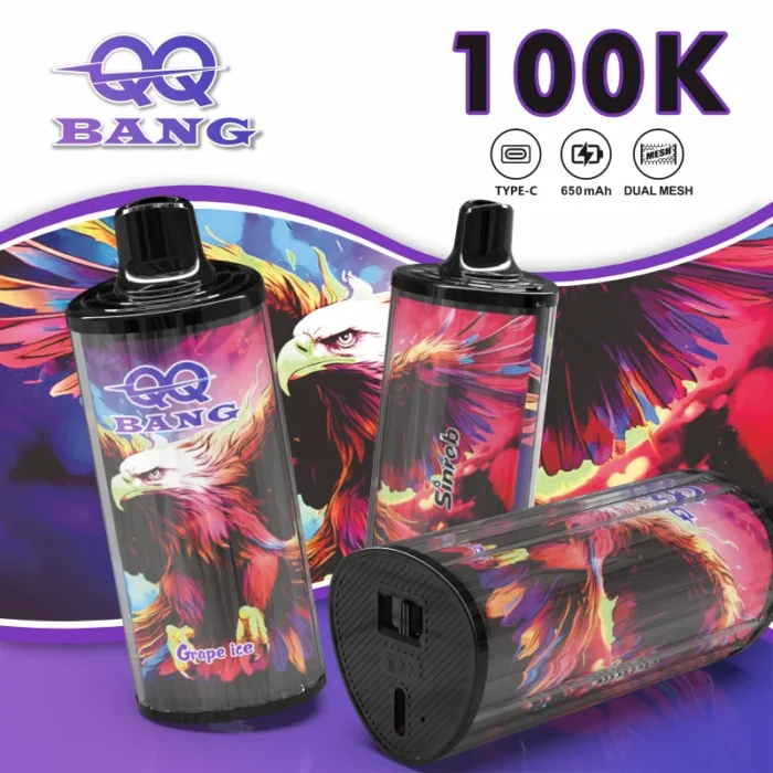 QQ Bang 100K Puffs - jednorazowy vape Dual Mesh - obrazek 6