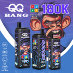 QQ Bang 180K Puffs - zestaw smakow Banana Ice / Watermelon / Bubblegum / Blueberry / Grape / Aloe / Mango / Melon