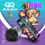 QQ Bang 180K Puffs - zestaw smakow Blackcurrant / Love 66 / Blueberry / Blackberry / Strawberry Mango