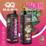 QQ Bang 180K Puffs - zestaw smakow Cappuccino / Pineapple Ice / Blueberry / Cranberry / Cherry / Watermelon / Dragon Fruit