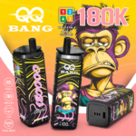 QQ Bang 180K Puffs - zestaw smakow Mango / Peach / Grape Ice / Mixed Berries / Blueberry / Red Bull