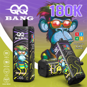 QQ Bang 180K Puffs - zestaw smakow Strawberry / Kiwi / Apple / Grape / Triple Melon / Lemon / Lime