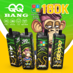 QQ Bang 180K Puffs - zestaw smakow Tropical Fruit / Peach Ice / Skittles / Strawberry Watermelon