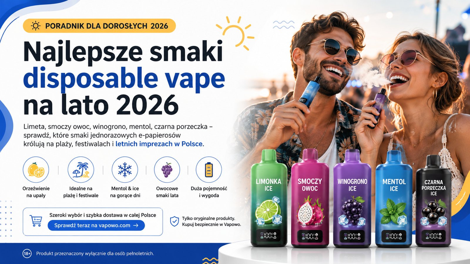 Ile Nikotyny w Vape? Poziomy 0%, 2%, 3%, 5% – Który Wybrać 2026